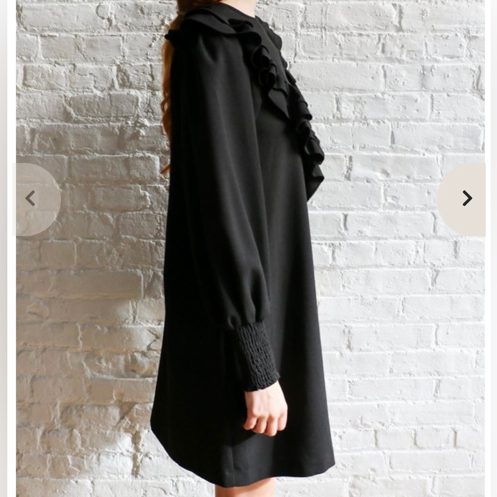 Ganni Ruffle Dress - Picture 3 of 7